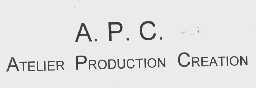 A.P.C. ATELIER PRODUCTION CREATION