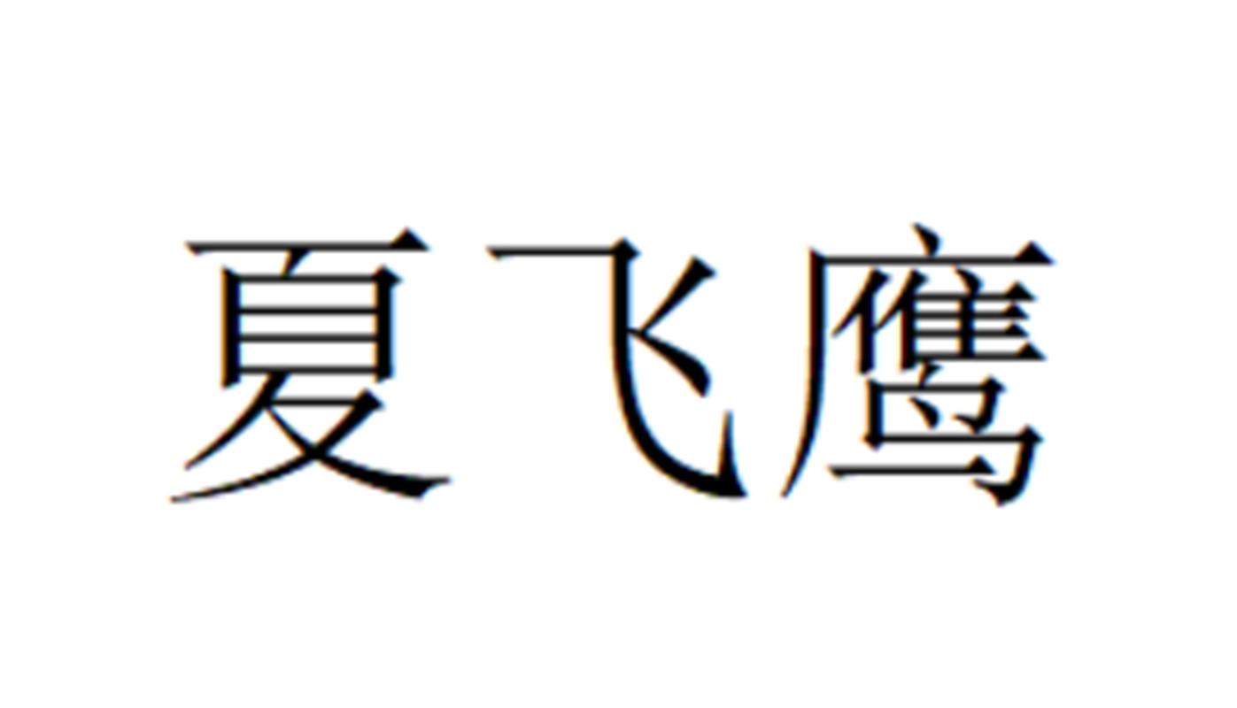夏飞鹰