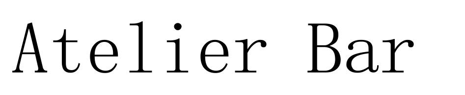 ATELIER BAR